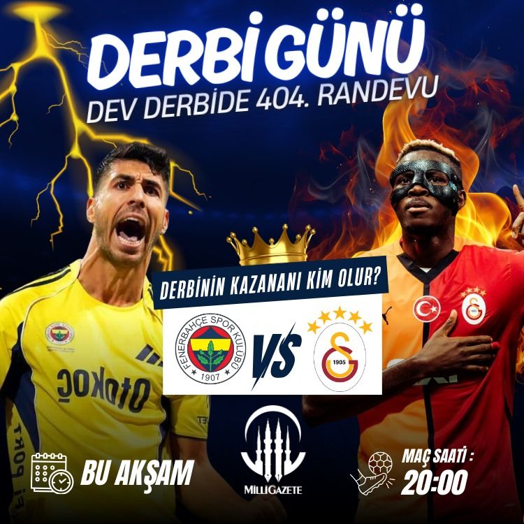 Tüm Türkiye bu maçı bekliyor! Fenerbahçe ile Galatasaray 404. randevusuna çıkıyor