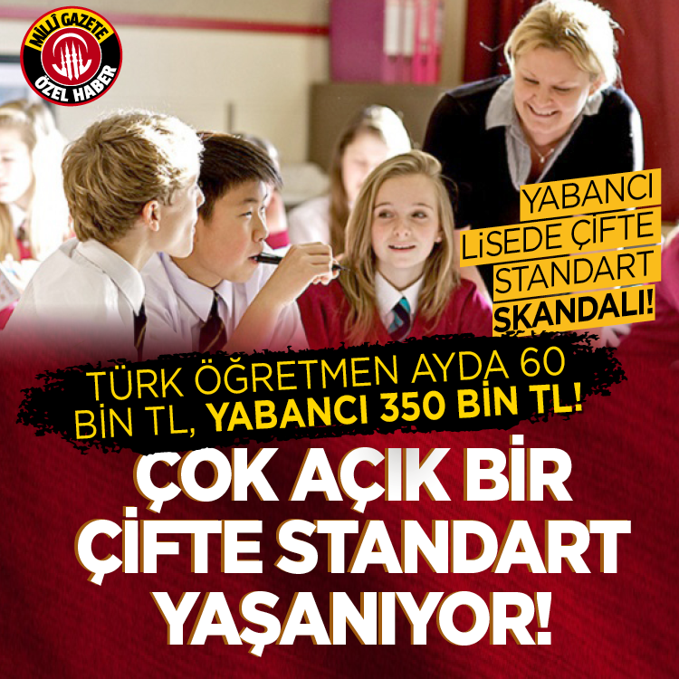 Yabancı lisede çifte standart skandalı!