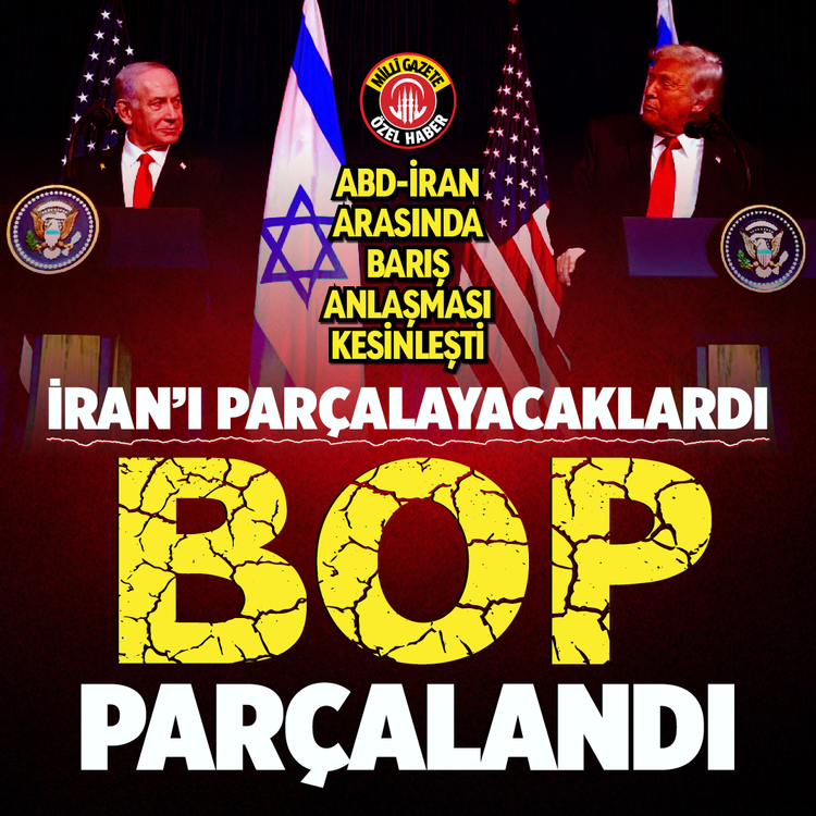 ABD-İran arasında barış anlaşması kesinleşti İran’ı parçalayacaklardı BOP parçalandı