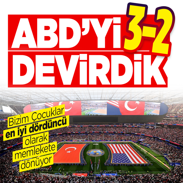 Dünya Kupası'nda buruk veda: A Milliler ABD'yi 3-2 yıktı