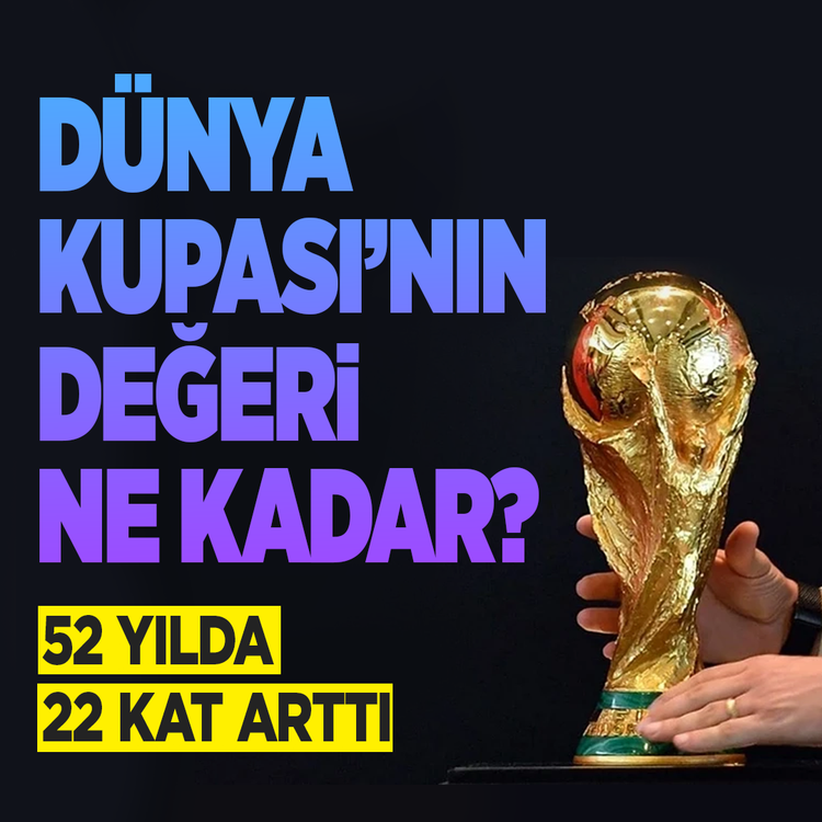 Altın fiyatları uçtu: Dünya Kupası'nın değeri 22'ye katlandı