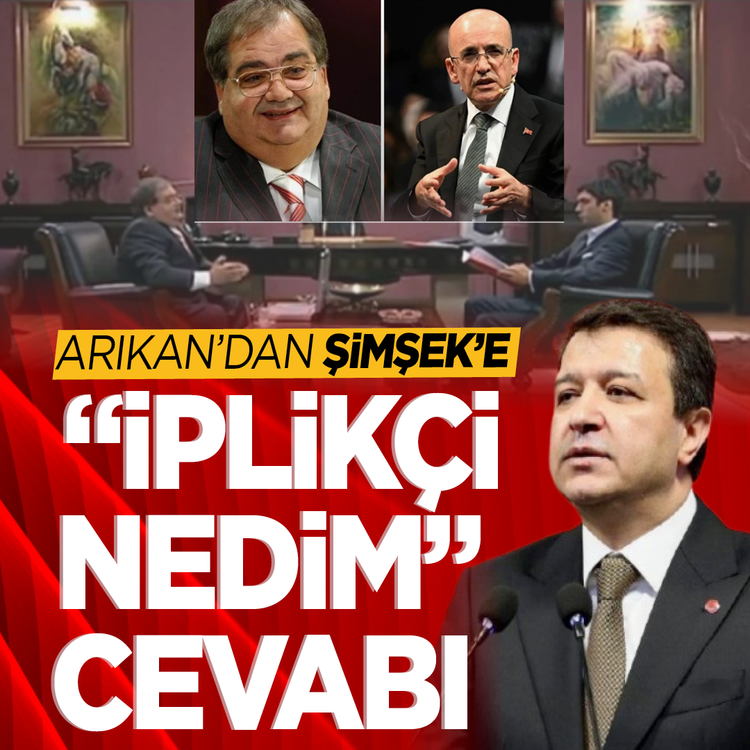 Mahmut Arıkan'dan Mehmet Şimşek'e "İplikçi Nedim" göndermesi