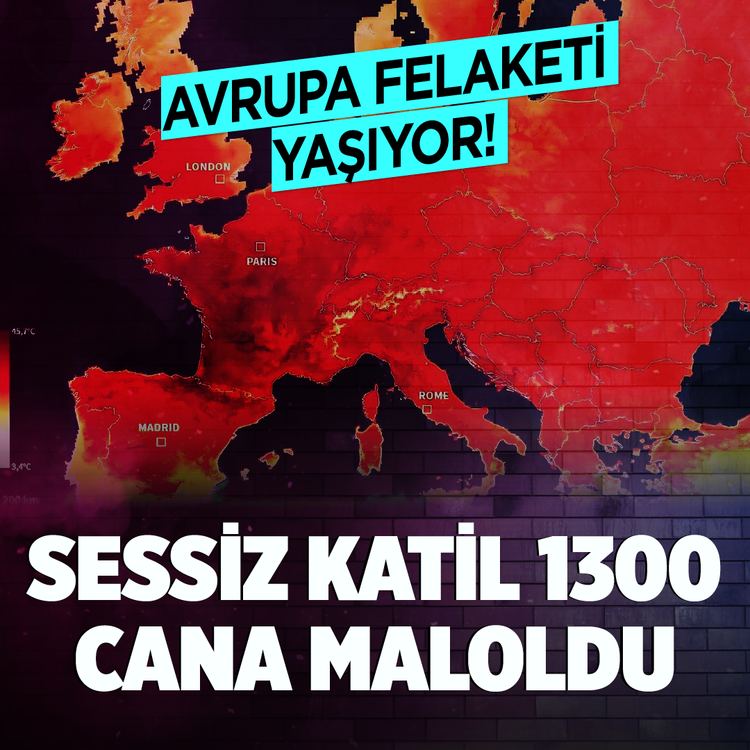 Avrupa felaketi yaşıyor! Sessiz katil 1300 cana maloldu