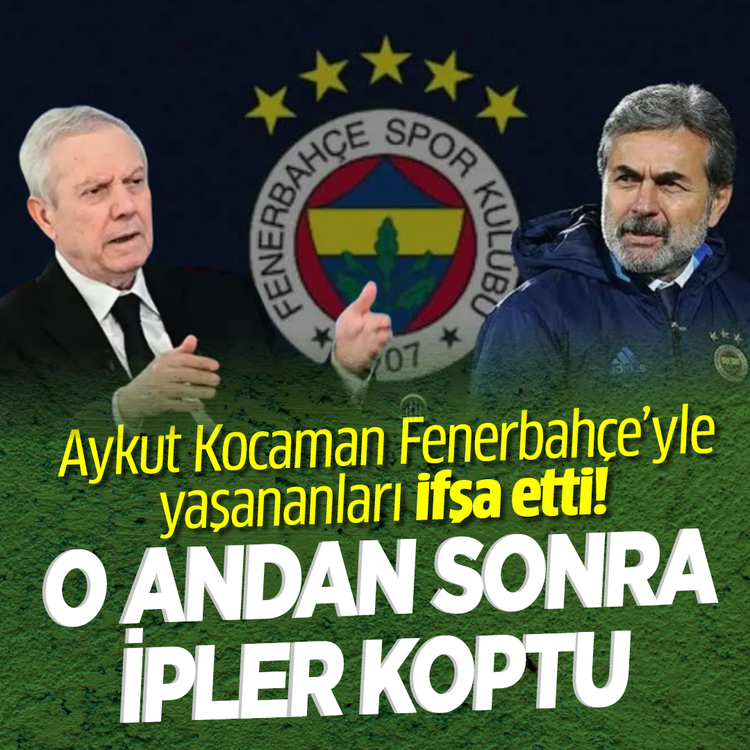 Aykut Kocaman Fenerbahçe'yle yaşananları ifşa etti! O andan sonra ipler koptu