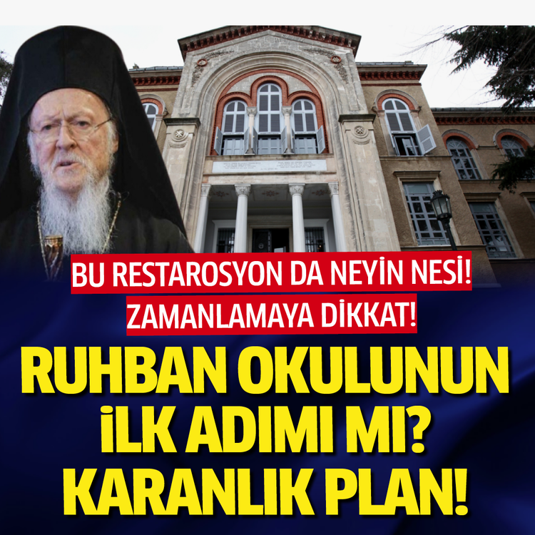 Bu restarosyon da neyin nesi! Zamanlamaya dikkat! Ruhban Okulunun ilk adımı mı? Karanlık plan