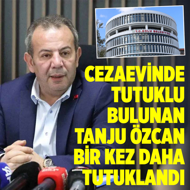Cezaevinde tutuklu bulunan Tanju Özcan bir kez daha tutuklandı!
