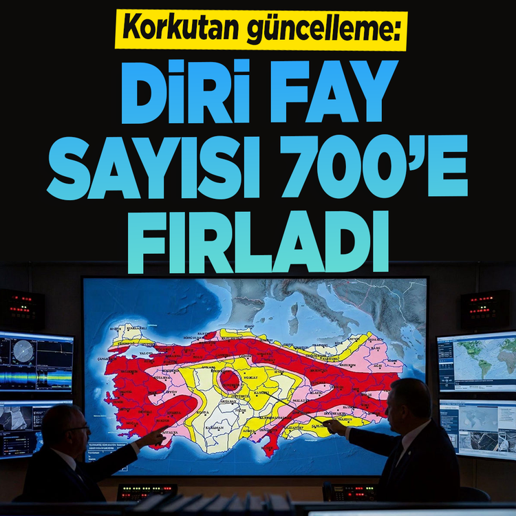 Korkutan güncelleme: Diri fay sayısı 700'e fırladı