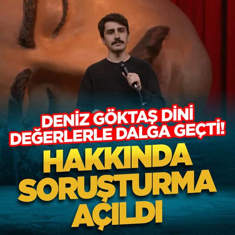 Deniz Göktaş dini değerlerle dalga geçti! Hakkında soruşturma açıldı
