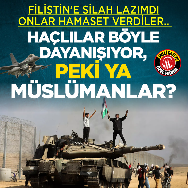 Filistin’e silah lazımdı onlar hamaset verdiler.. Haçlılar böyle dayanışıyor, peki ya Müslümanlar?