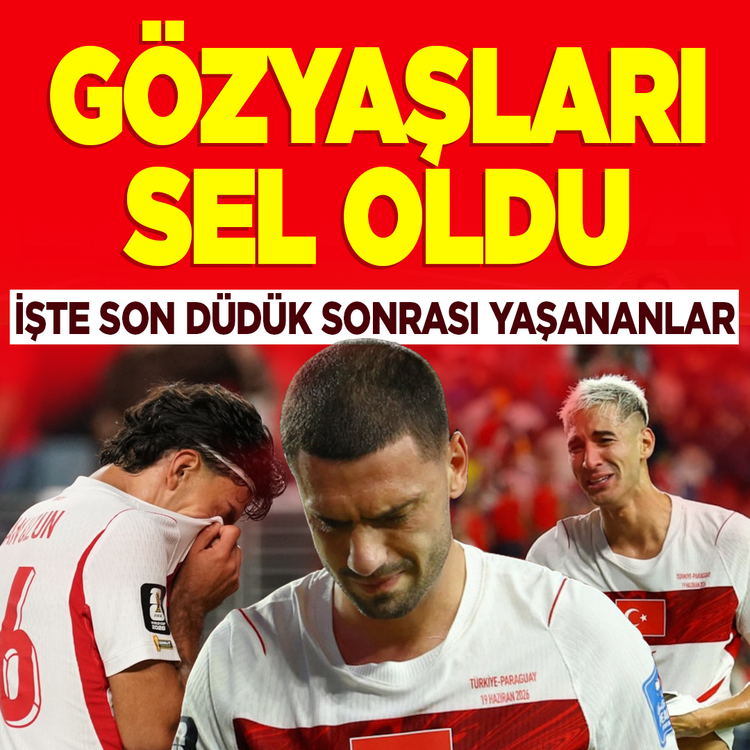 Maç sonunda büyük hüzün! Milliler Dünya Kupası'na gözyaşlarıyla veda etti
