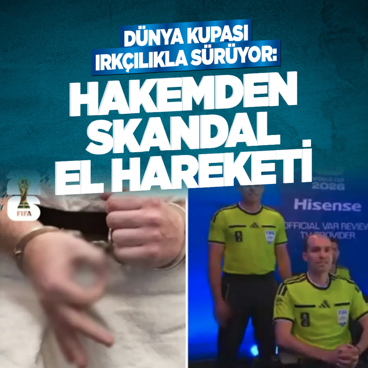 Dünya Kupası ırkçılıkla sürüyor: Hakemden skandal el hareketi