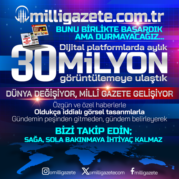Hakikatin sesi milyonlara ulaşıyor: işte Milli Gazete'nin dijital gücü