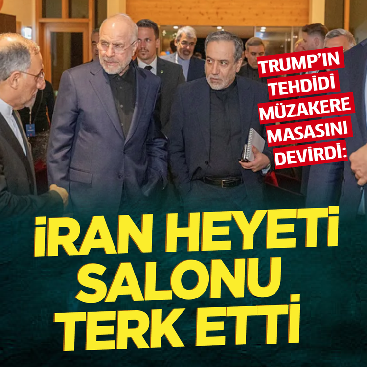 Trump'ın tehdidi müzakere masasını devirdi: İran heyeti salonu terk etti