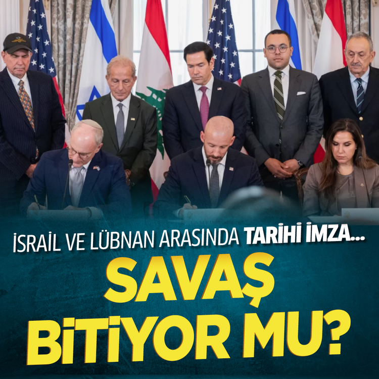 İsrail ve Lübnan arasında tarihi imza...Savaş bitiyor mu?