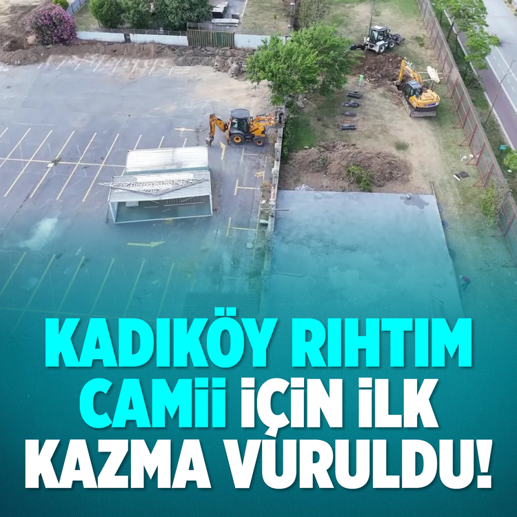 Kadıköy Rıhtım Camii için ilk kazma vuruldu!