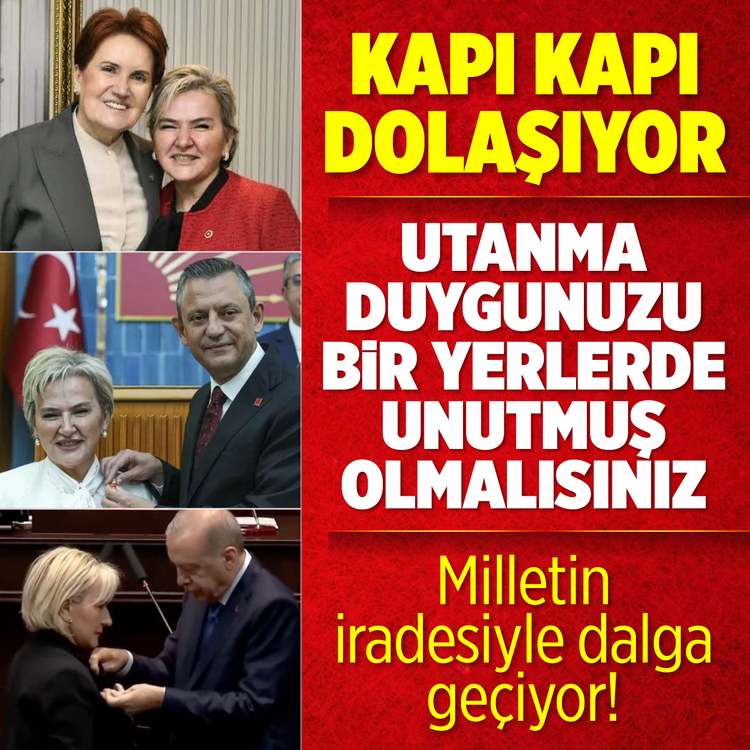 Seçmenin iradesini unuttu! Kapı kapı dolaşıyor