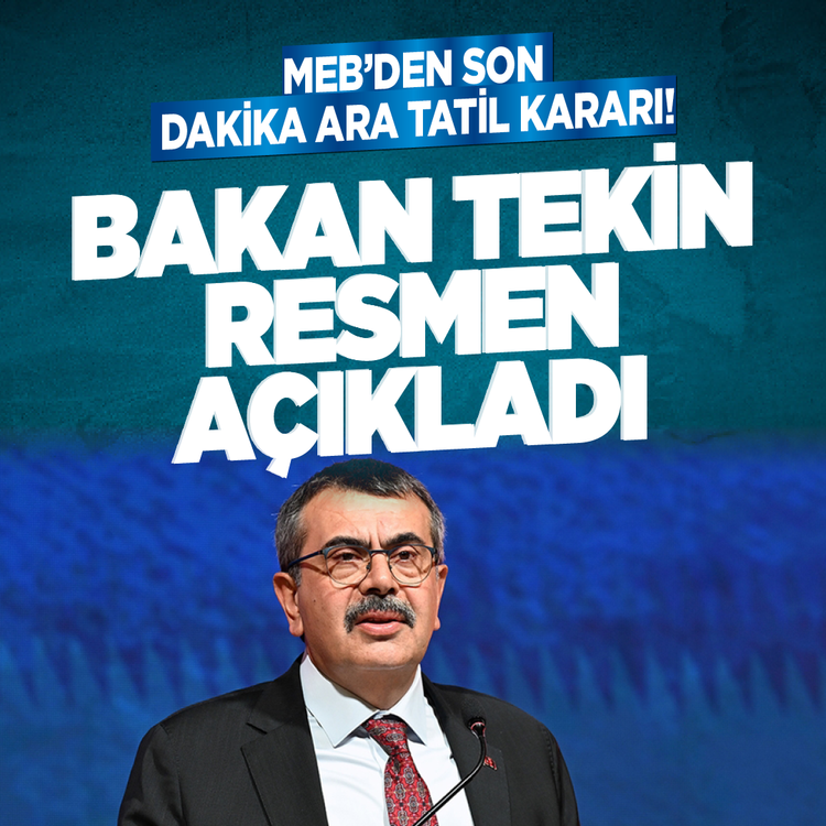 MEB'den son dakika ara tatil kararı! Bakan Tekin "Ara tatil kalkacak mı?" resmen açıkladı