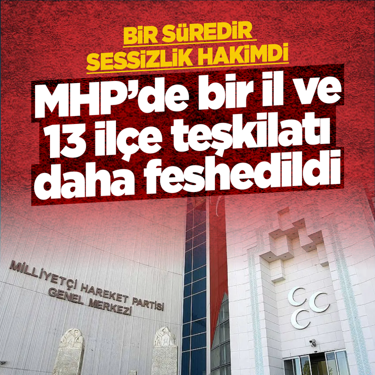 Bir süredir sessizlik hakimdi! MHP'de bir il ve 13 ilçe teşkilatı daha feshedildi