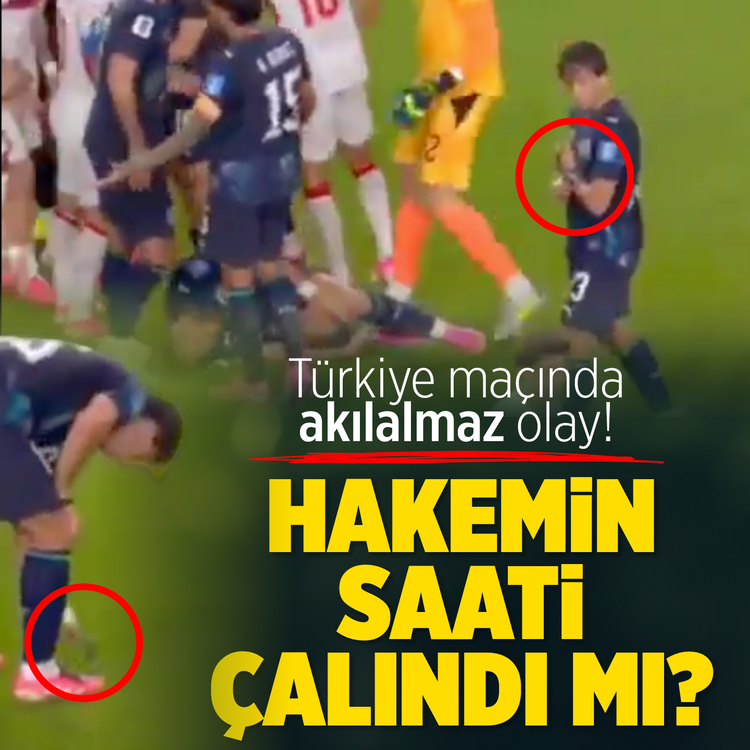 Milli Takım'ın elendiği maçta akılalmaz olay! Hakemin saati çalındı mı?