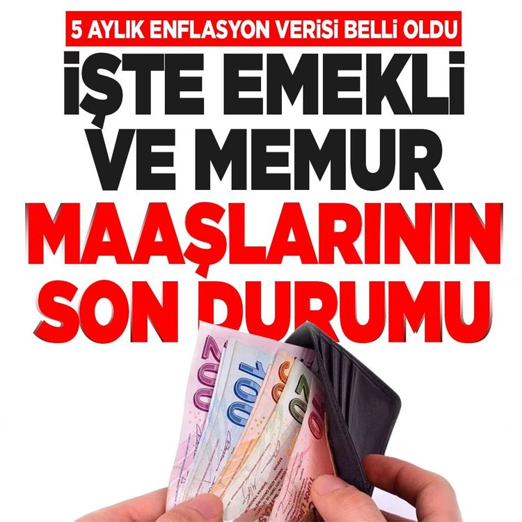 Milyonların gözü Temmuz zammında! TÜİK verileri açıkladı: İşte 5 aylık kesinleşen emekli ve memur maaş tablosu