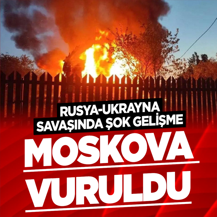 Rusya-Ukrayna savaşında şok gelişme...Moskova vuruldu