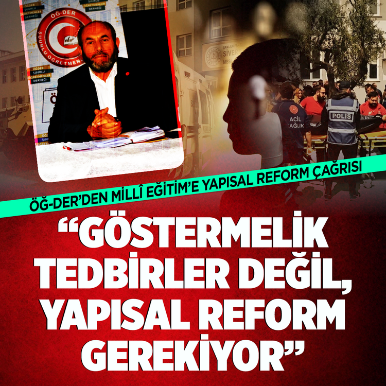 ÖĞ-DER'den Millî Eğitim'e yapısal reform çağrısı: “Göstermelik tedbirler değil, yapısal reform gerekiyor!”