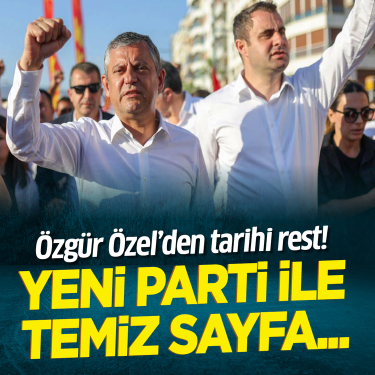 Özgür Özel'den tarihi rest! Yeni parti ile temiz sayfa...