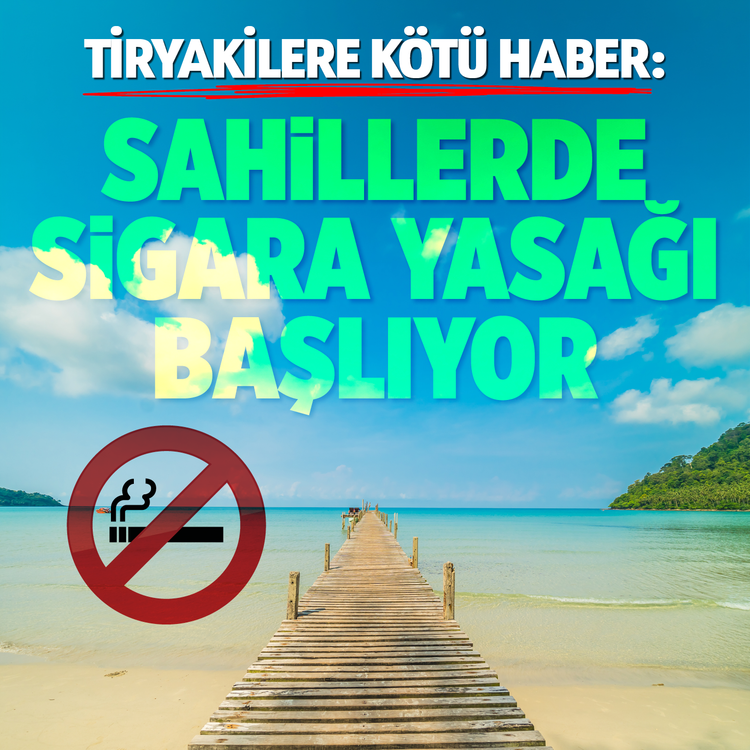 Tiryakilere kötü haber: Sahillerde sigara yasağı başlıyor