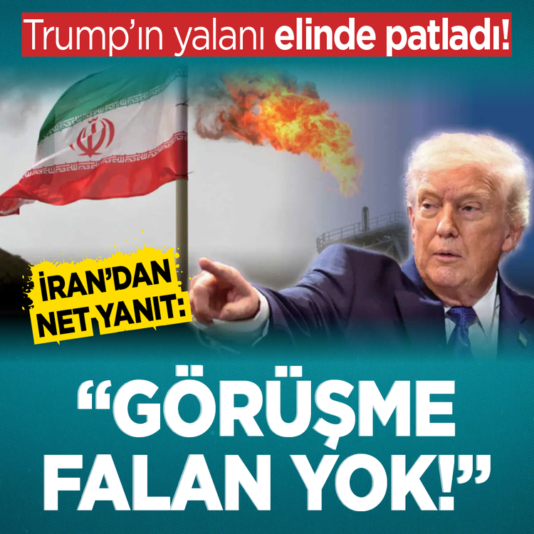 Trump'ın yalanı elinde patladı! İran’dan net yanıt: "Görüşme falan yok!"