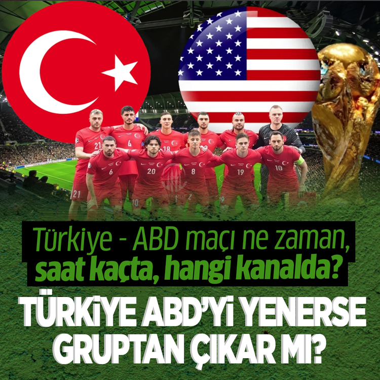Türkiye - ABD maçı ne zaman, saat kaçta, hangi kanalda? Türkiye ABD’yi yenerse gruptan çıkar mı?