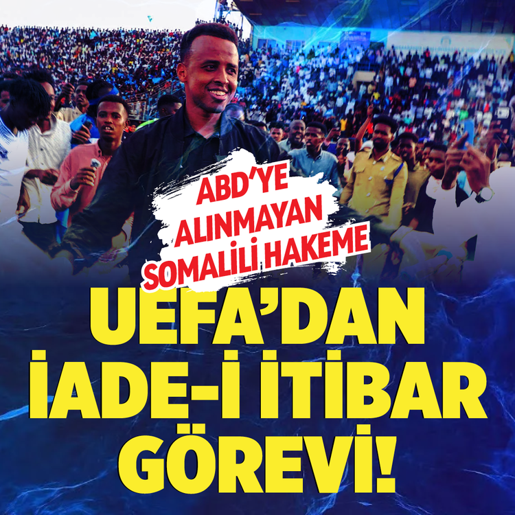 ABD'ye alınmayan Somalili hakeme UEFA'dan iade-i itibar görevi!