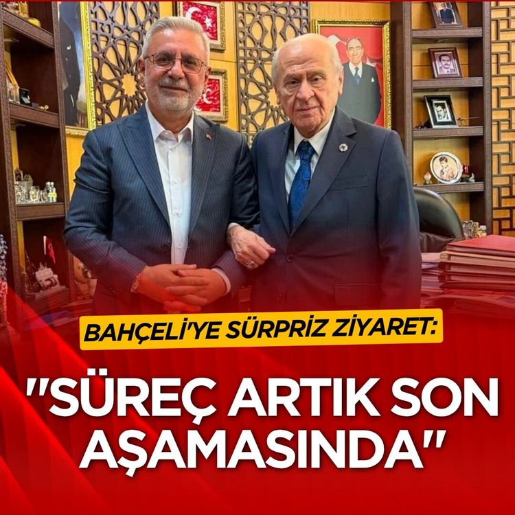Bahçeli'ye sürpriz ziyaret: "Süreç artık son aşamasında"