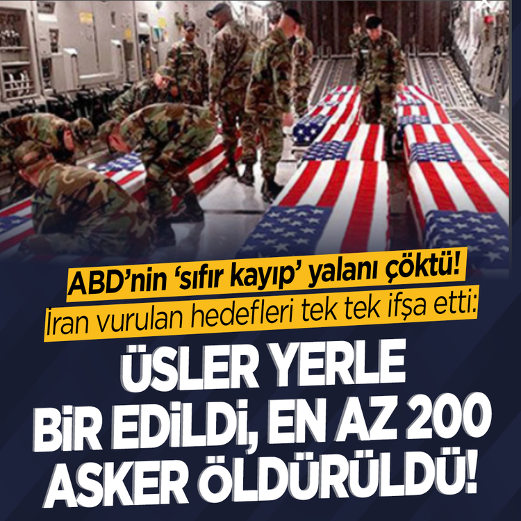 ABD'nin 'sıfır kayıp' yalanı çöktü! İran vurulan hedefleri tek tek ifşa etti: Üsler yerle bir edildi, en az 200 asker öldürüldü!