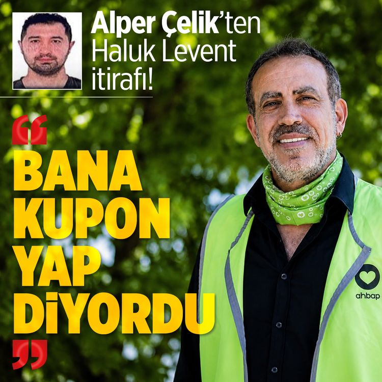 Alper Çelik’ten Haluk Levent itirafı! "Bana kupon yap diyordu"