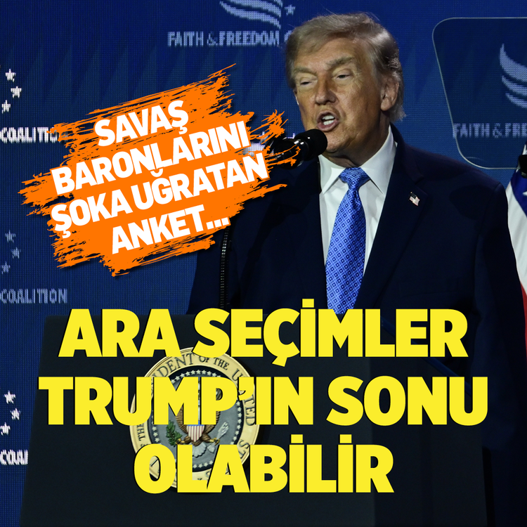 Savaş baronlarını şoka uğratan anket.. Ara seçimler Trump’ın sonu olabilir