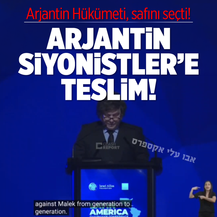 Arjantin Hükümeti, safını seçti! Arjantin siyonistler'e teslim!
