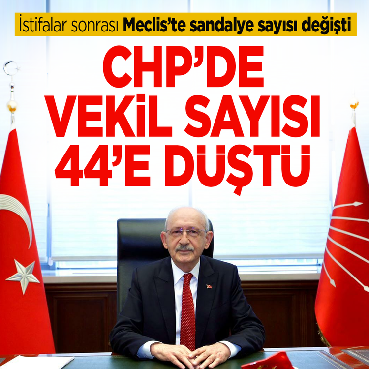 Mecliste CHP istifaları sonrası son durum! Sandalye dağılımı değişti