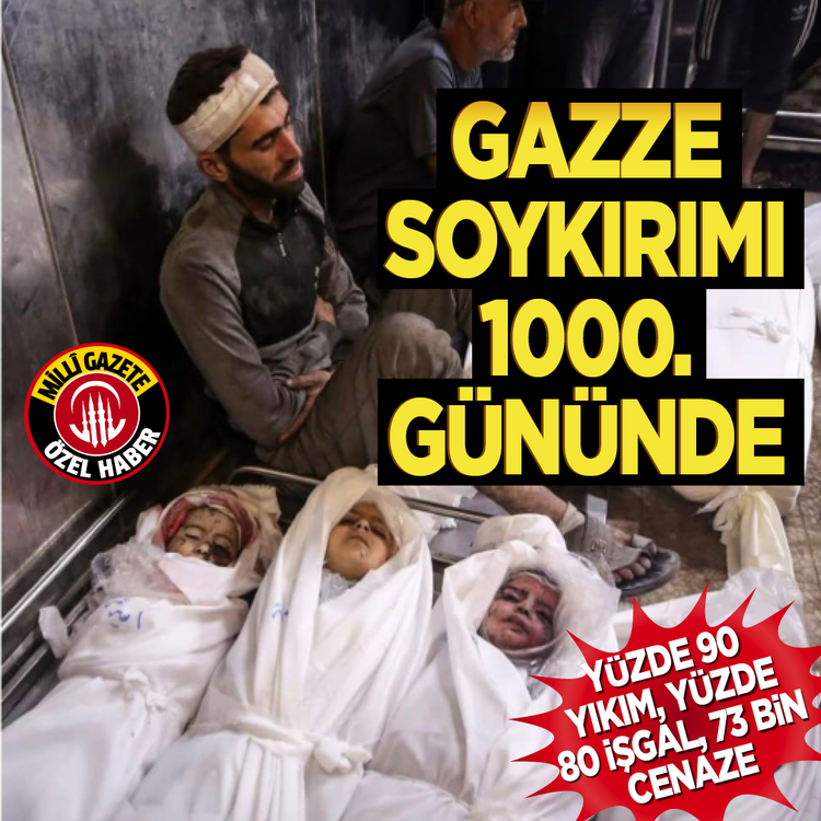 Yüzde 90 yıkım, yüzde 80 işgal, 73 bin cenaze...Gazze soykırımı 1000. gününde