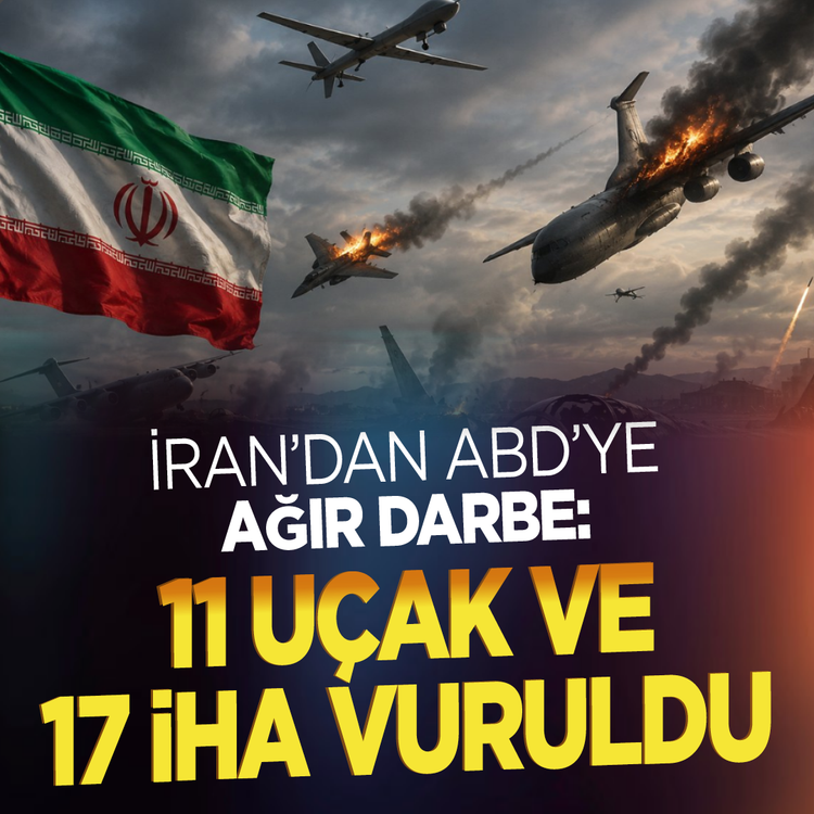 İran'dan ABD'ye ağır darbe:  11 uçak ve 17 İHA vuruldu, En az 200 ABD askeri öldürüldü