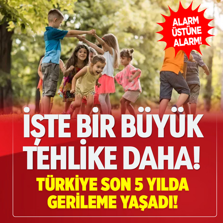 İşte bir büyük tehlike daha! Türkiye son 5 yılda gerileme yaşadı! Alarm üstüne alarm