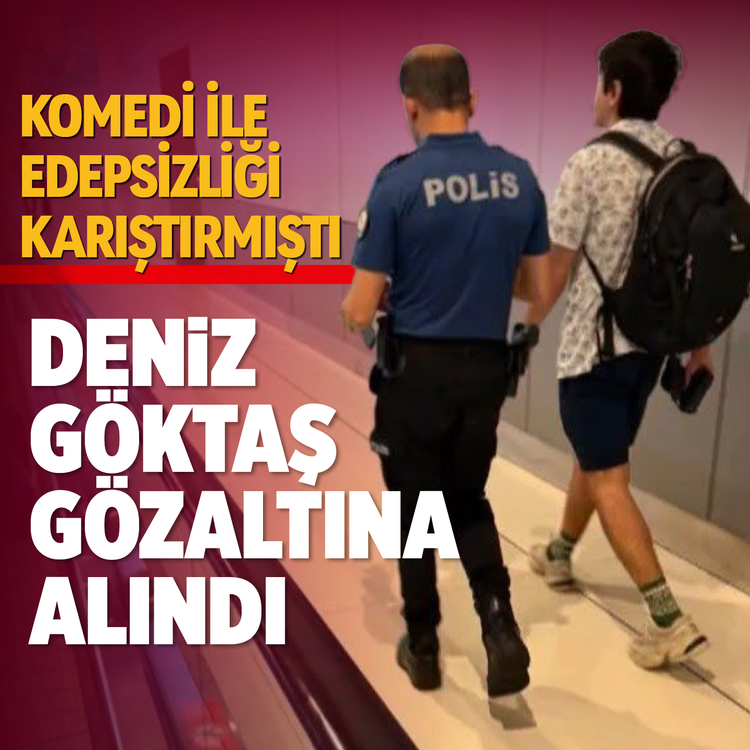 Dini değerlere hakaret eden Deniz Göktaş gözaltında!