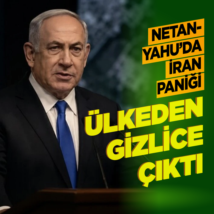 İsrail basını duyurdu! Netanyahu'da İran paniği: Ülkeden gizlice çıktı