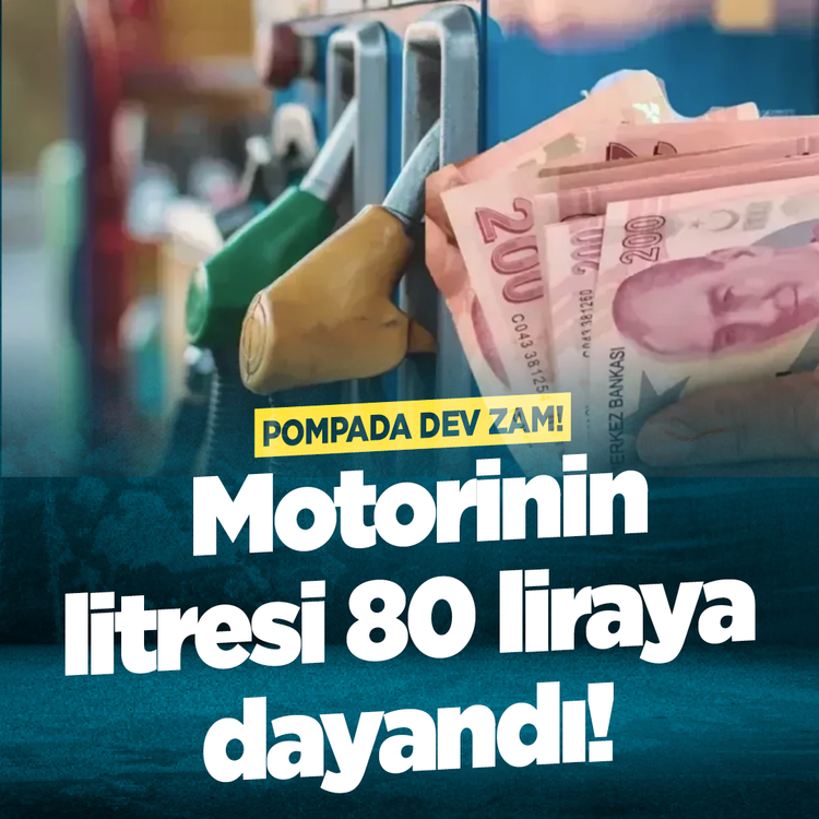 Pompada dev zam! Motorinin litresi 80 liraya dayandı!