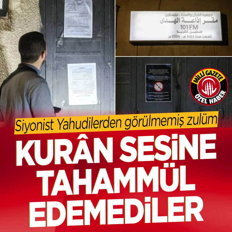Siyonist Yahudilerden görülmemiş zulüm: Kur'ân sesine tahammül edemediler!