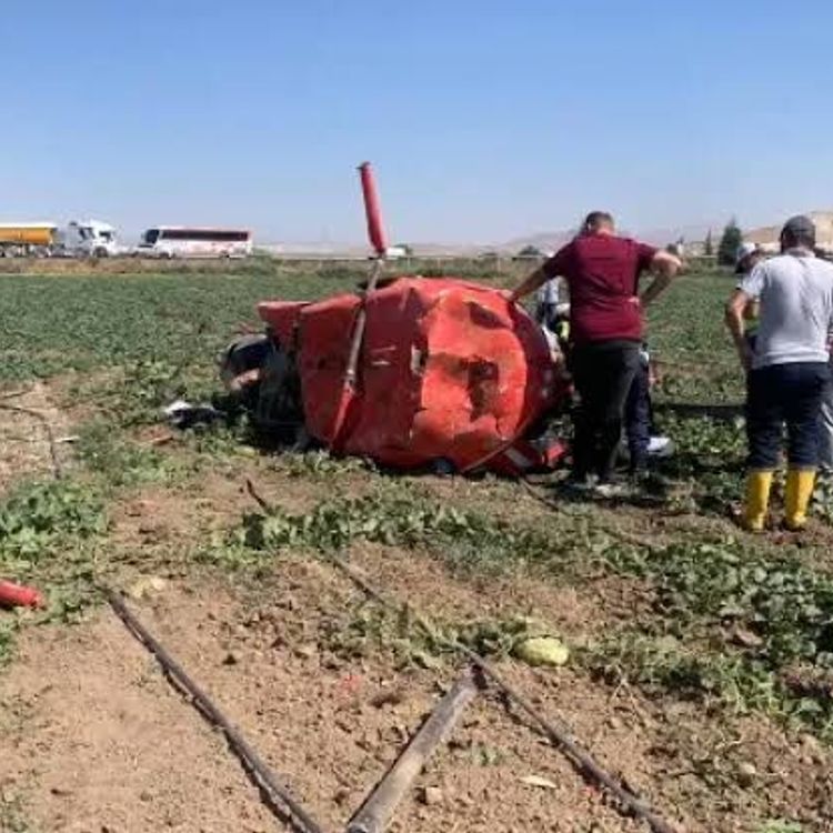 Ankara'da eğitim helikopteri düştü! Emekli Albay vefat etti
