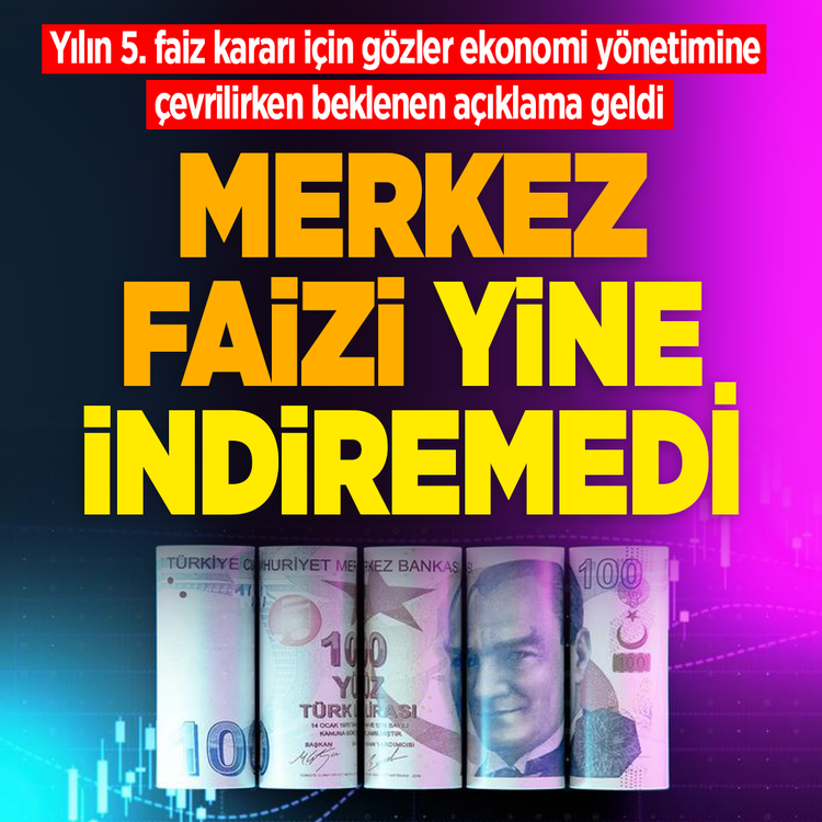Merkez Bankası faiz kararını açıkladı