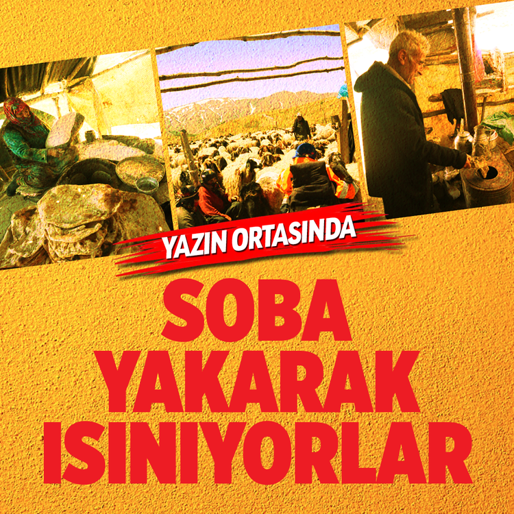 Türkiye kavruluyor... Muş'ta yaz ortasında soba yanıyor!