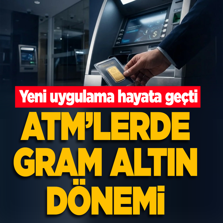 ATM'lerden altın çekilebilecek! Yeni uygulama hayata geçti