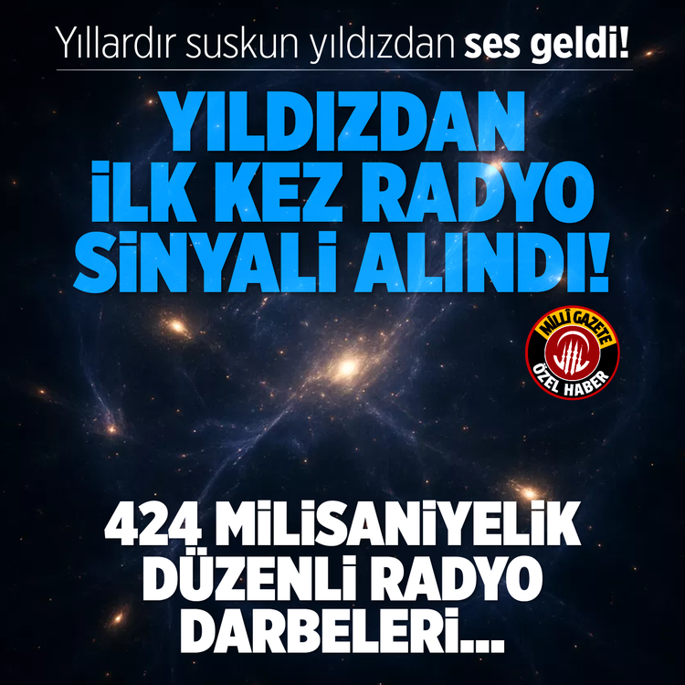 Yıllardır suskun yıldızdan ses geldi! Yıldızdan ilk kez radyo sinyali alındı! 424 milisaniyelik düzenli radyo darbeleri… İşte o gezegen…