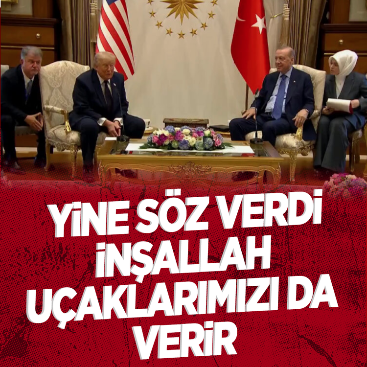 Zirve için Ankara'ya gelen Trump'tan dikkat çeken F-35 açıklaması...  Yine söz verdi, inşallah uçaklarımızı da verir